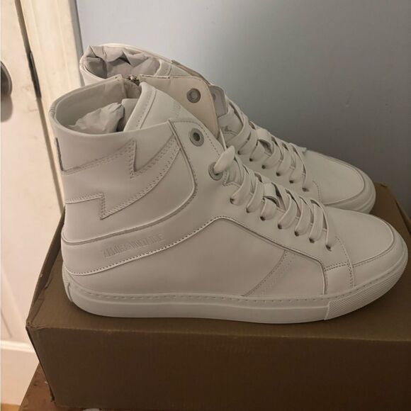 Zadig & Voltaire ZV1747 High Flash Sneakers size 41 new in box - Picture 7 of 10